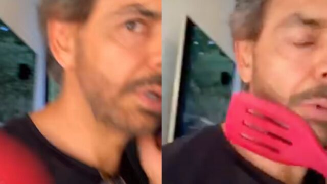 Alessandra Rosaldo golpeó Eugenio Derbez en Tik Tok: Video
