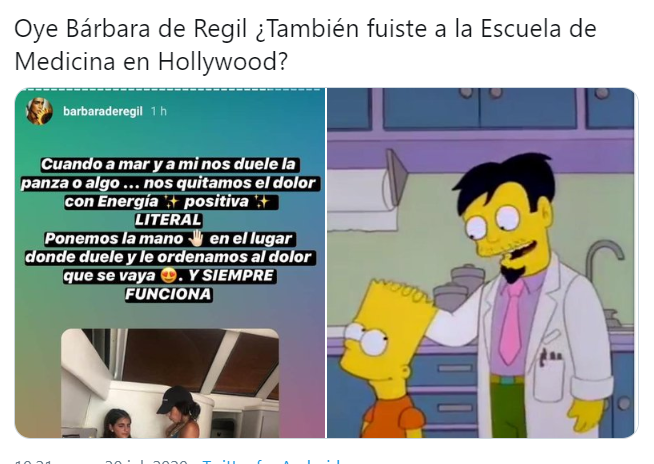 Bárbara de Regil dice que quita dolores con energía: Memes