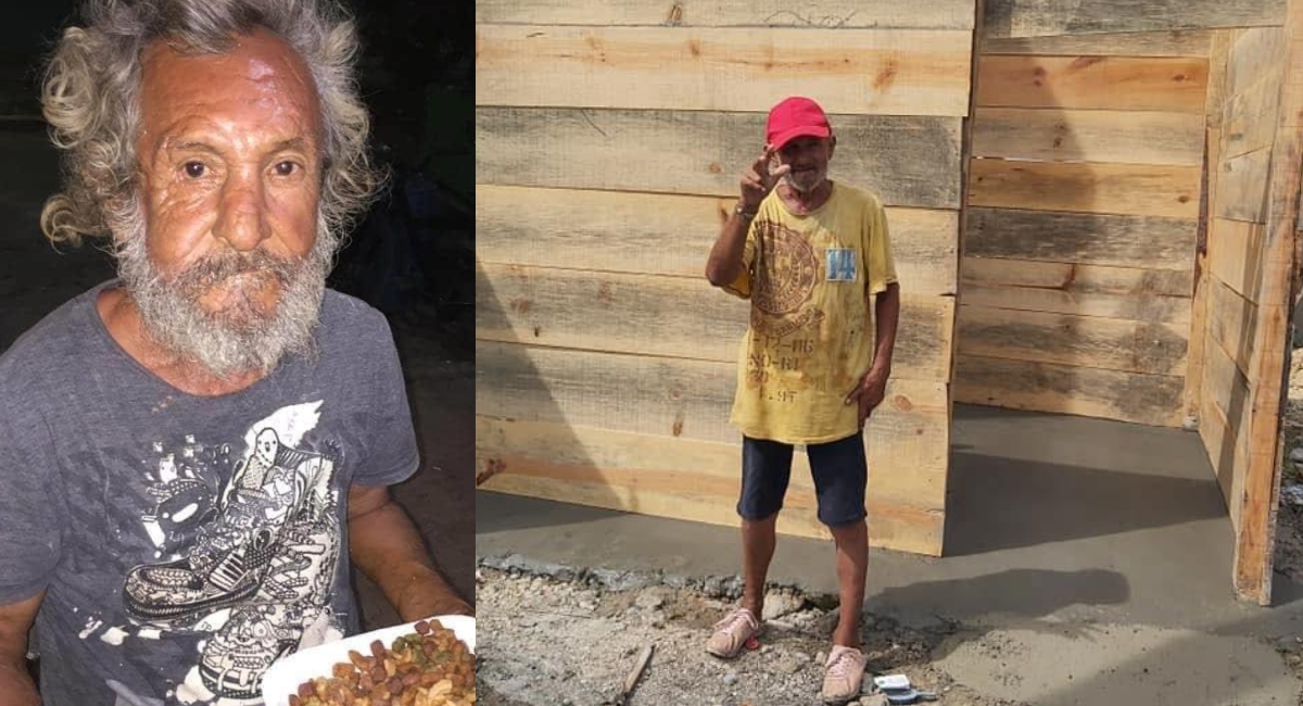 Construyen cuarto a abuelito que le dieron de comer croquetas de perro