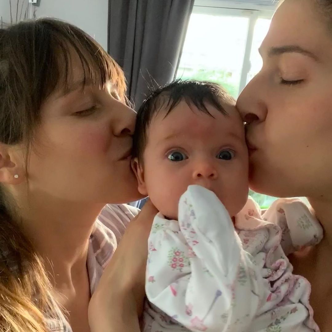 Las Ha*Ash presumen juntas a la bebita de Hanna por primera vez