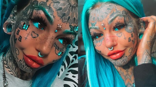 Influencer se hace tatuaje en ojos y queda ciega temporal