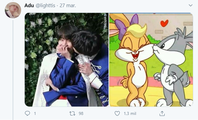Jungkook de BTS se disfraza de Bugs Bunny para celebrar sus 80 años