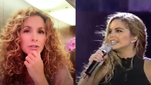Lucero revela ritual con cuchillos que hizo en concierto