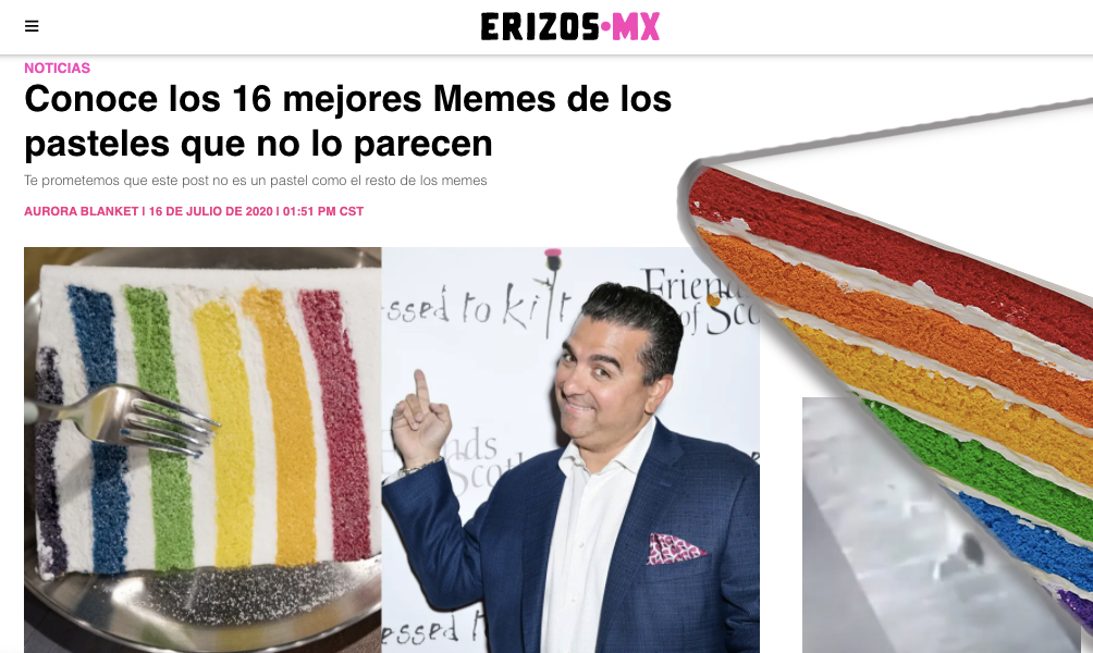 Conoce los 16 mejores Memes de los pasteles que no lo parecen
