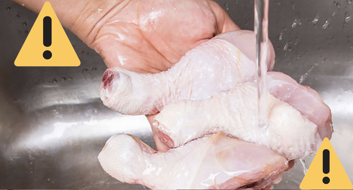 Por qué no debes lavar el pollo antes de cocinarlo