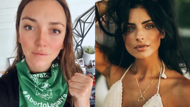 Regina Blandón y Aislinn Derbez criticadas por apoyar aborto
