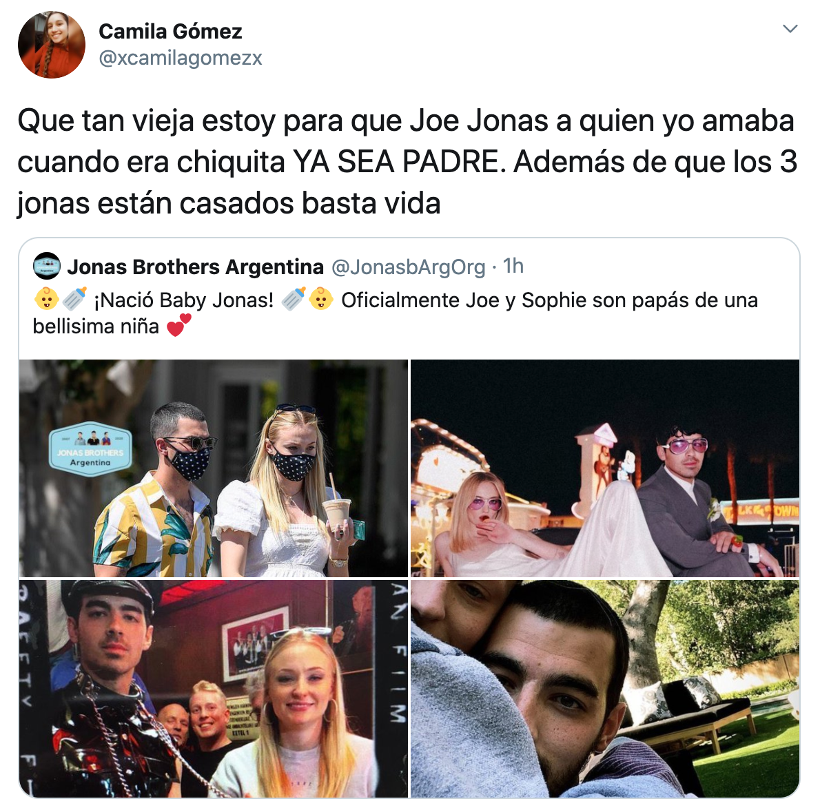 Ya nació el hijo de Sophie Turner y Joe Jonas