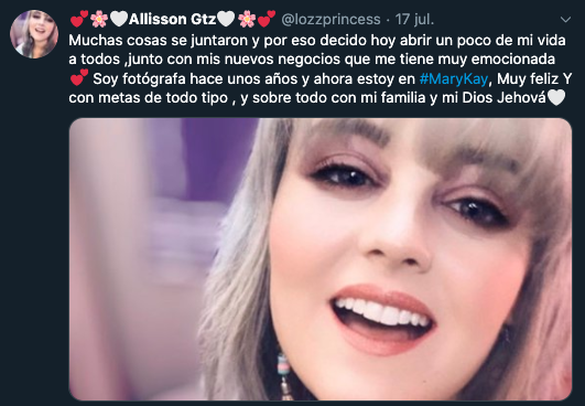 Allisson Lozz reaparece después 10 años así luce ahora