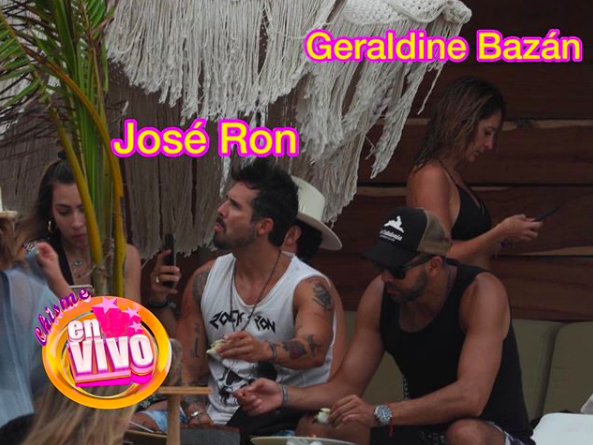 Revelan fotos que dan pistas de José Ron y Geraldine Bazán podrían estar juntos