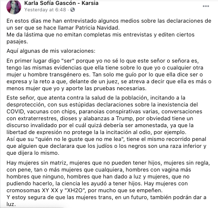 Karla Sofía reta Paty Navidad ver quien es más mujer