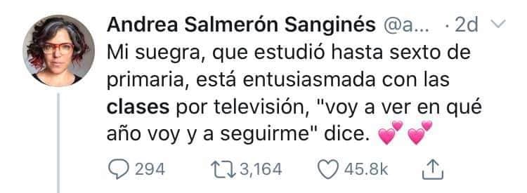 Abuelos toman clases en televisión para terminar estudios