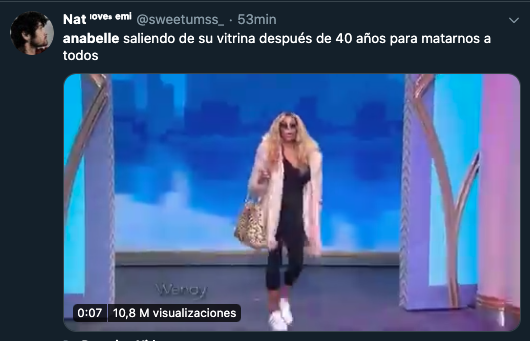 Anabelle se escapa del museo de los Warren: Memes