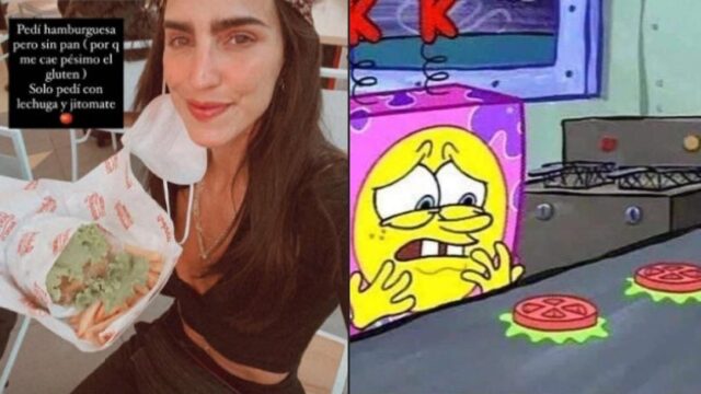 BÃ¡rbara de Regil pide hamburguesa sin pan le hacen memes