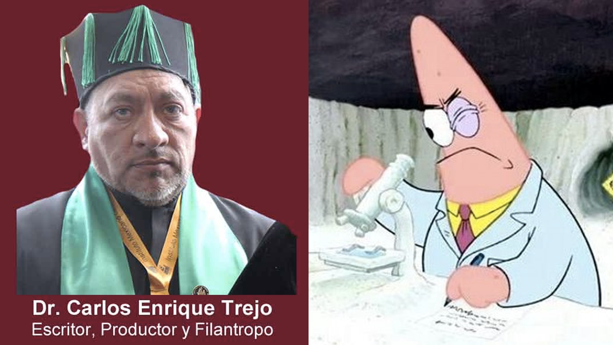 A un lado Patricio: Carlos Trejo presume ser doctor bombero profesor y honoris causa