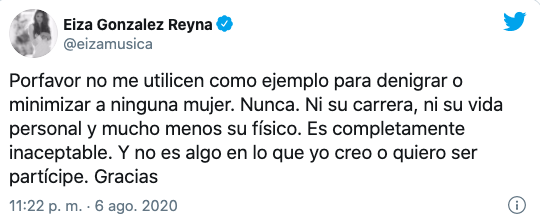 Eiza González enfureció al ser comparada con Belinda