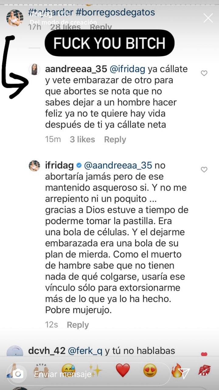 Frida Sofía arremete contra Ferka por reconciliación con Christian Estrada