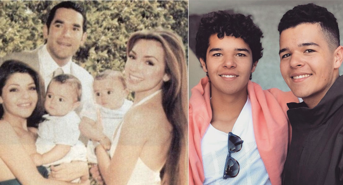 Itati Cantoral celebra el cumpleaños 20 de sus gemelitos que son igualitos al papá