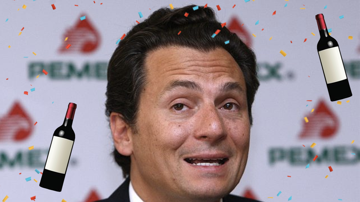 Emilio Lozoya celebra su libertad con fiesta en su casa y vino carísimo