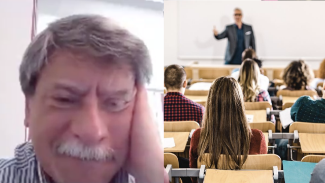 Alumnos deciden ayudar a su maestro con las clases virtuales y llora de la emoción