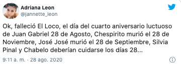 Famosos que murieron con la maldición de los 28: Loco Valdés