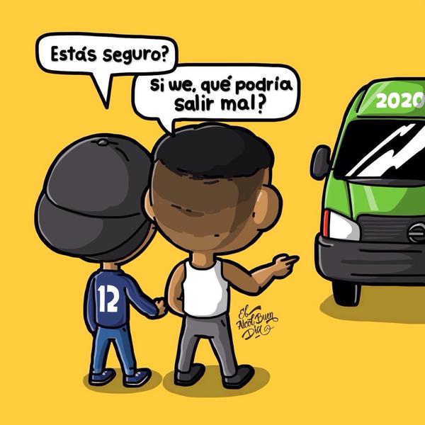 Pasajeros golpean asaltante en combi y crean memes