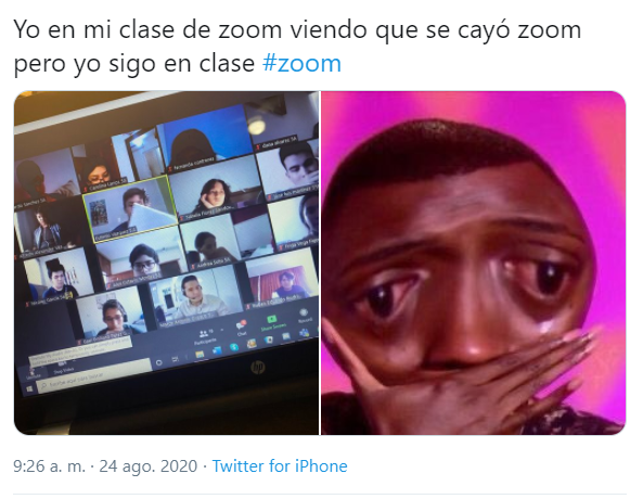 Memes de la caída de Zoom en el regreso a clases 2020