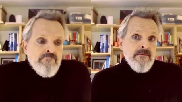 Miguel Bosé dice que sí exista la Covid y se retracta