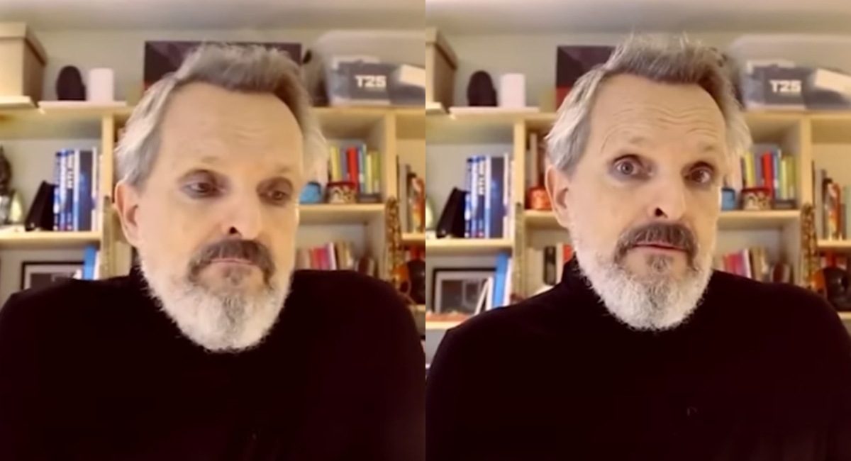 Miguel Bosé dice que sí exista la Covid y se retracta