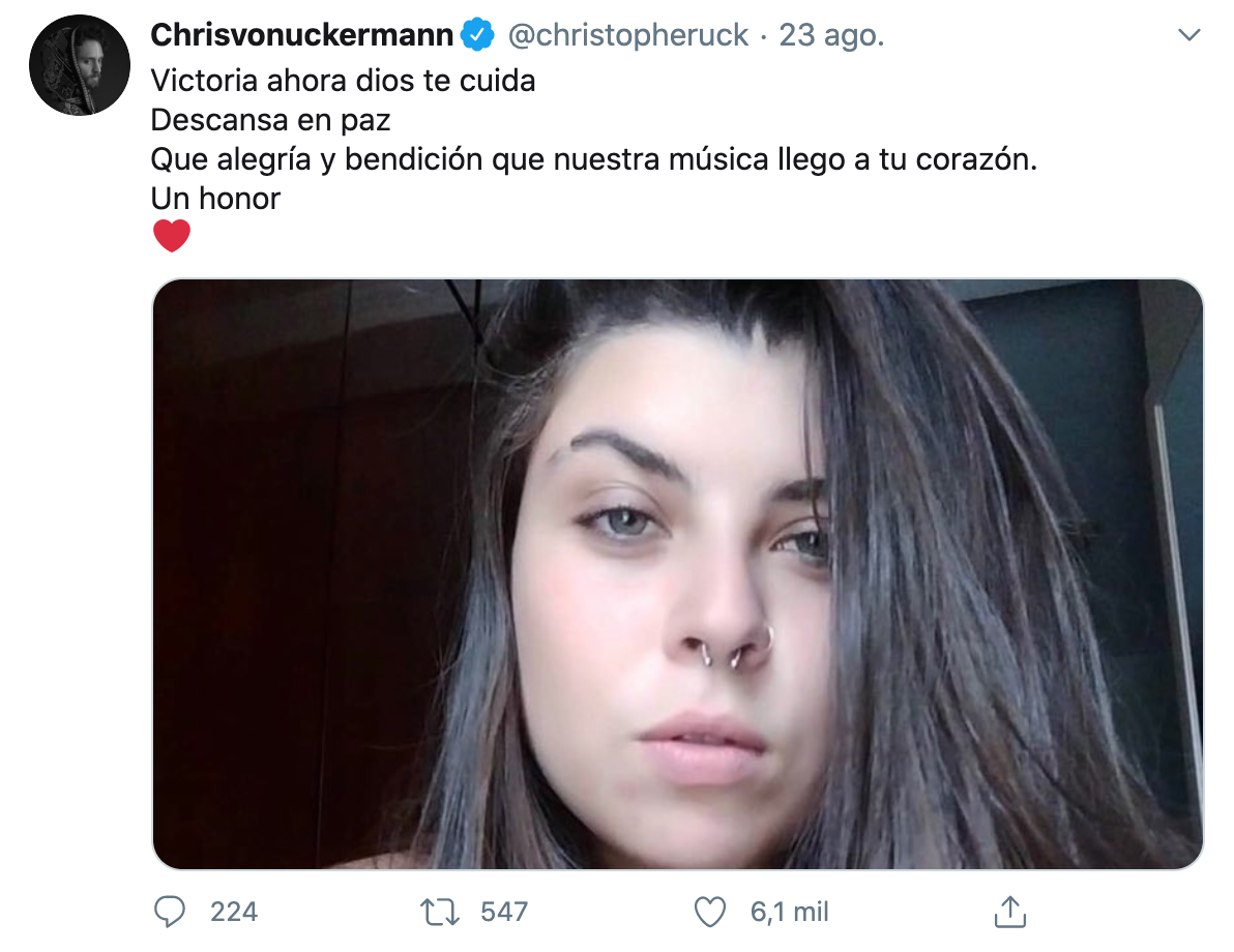 Integrantes de RBD lamentan la muerte de su fan Victoria