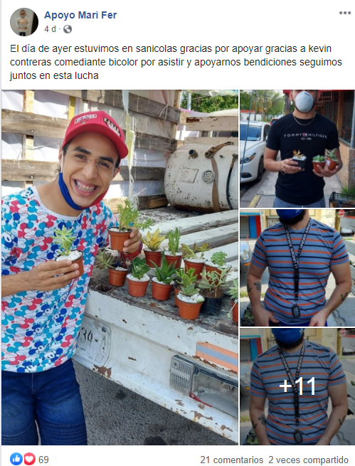 Niña vende plantas para pagar tratamiento contra cáncer