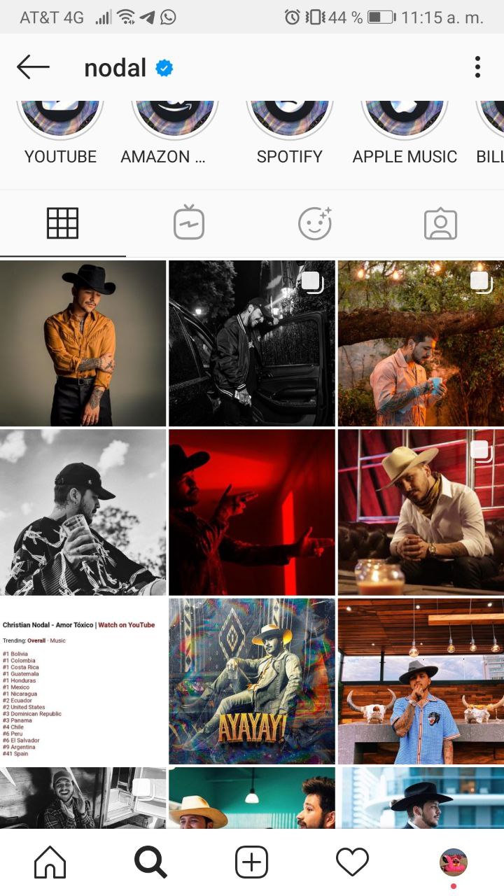 Christian Nodal borra fotos con Belinda en Instagram