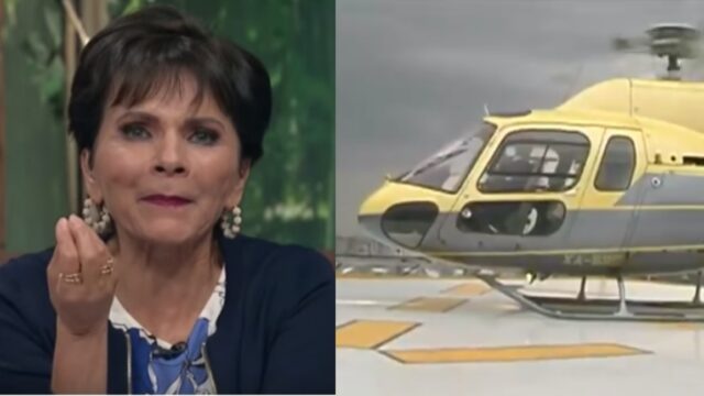 Pati Chapoy escapó en helicóptero para no ir a la cárcel