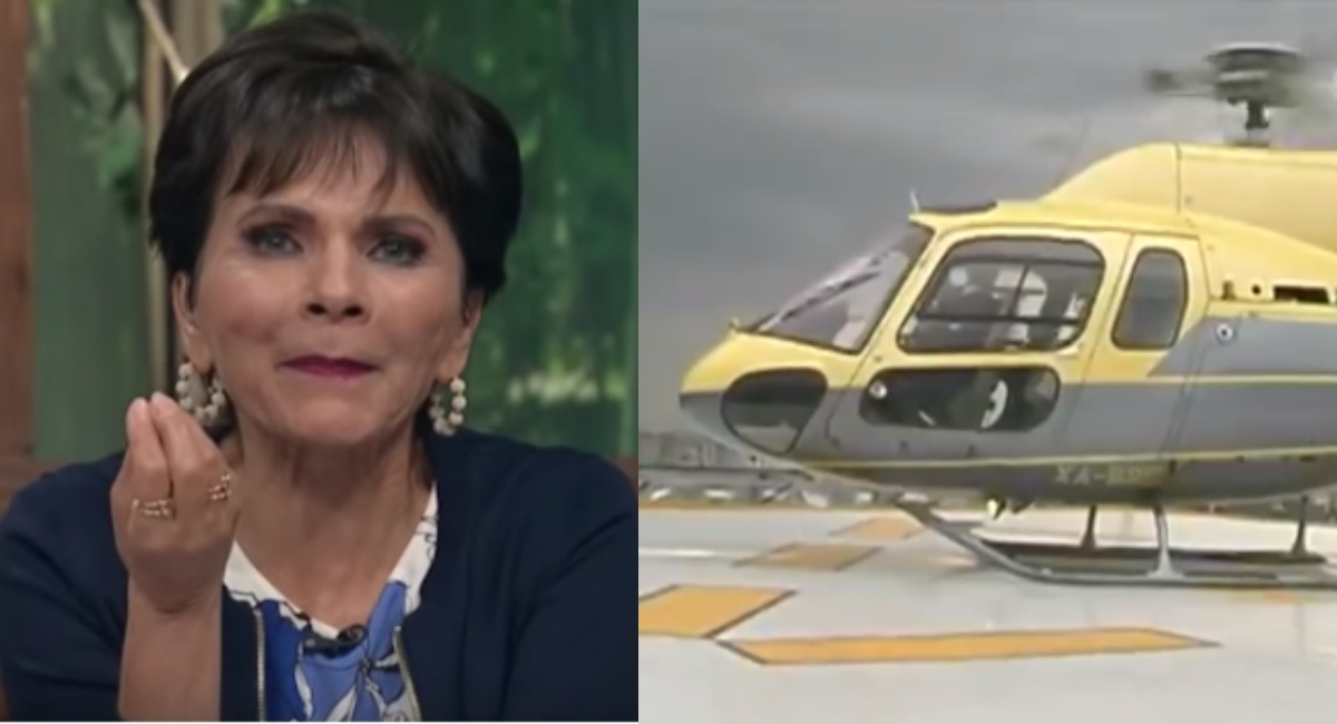 Pati Chapoy escapó en helicóptero para no ir a la cárcel