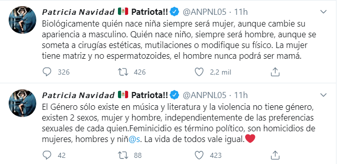 Paty Navidad dice que violencia a mujeres es porque se dejan