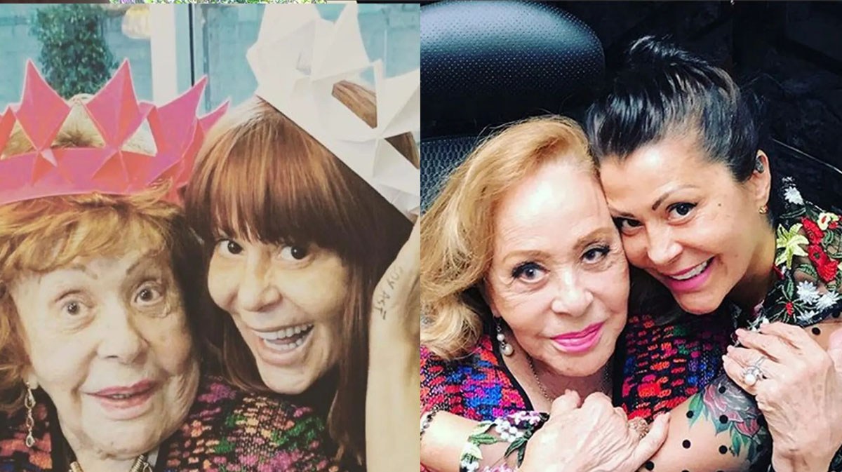 Critican foto de Alejandra Guzman y Silvia Pinal sin filtros