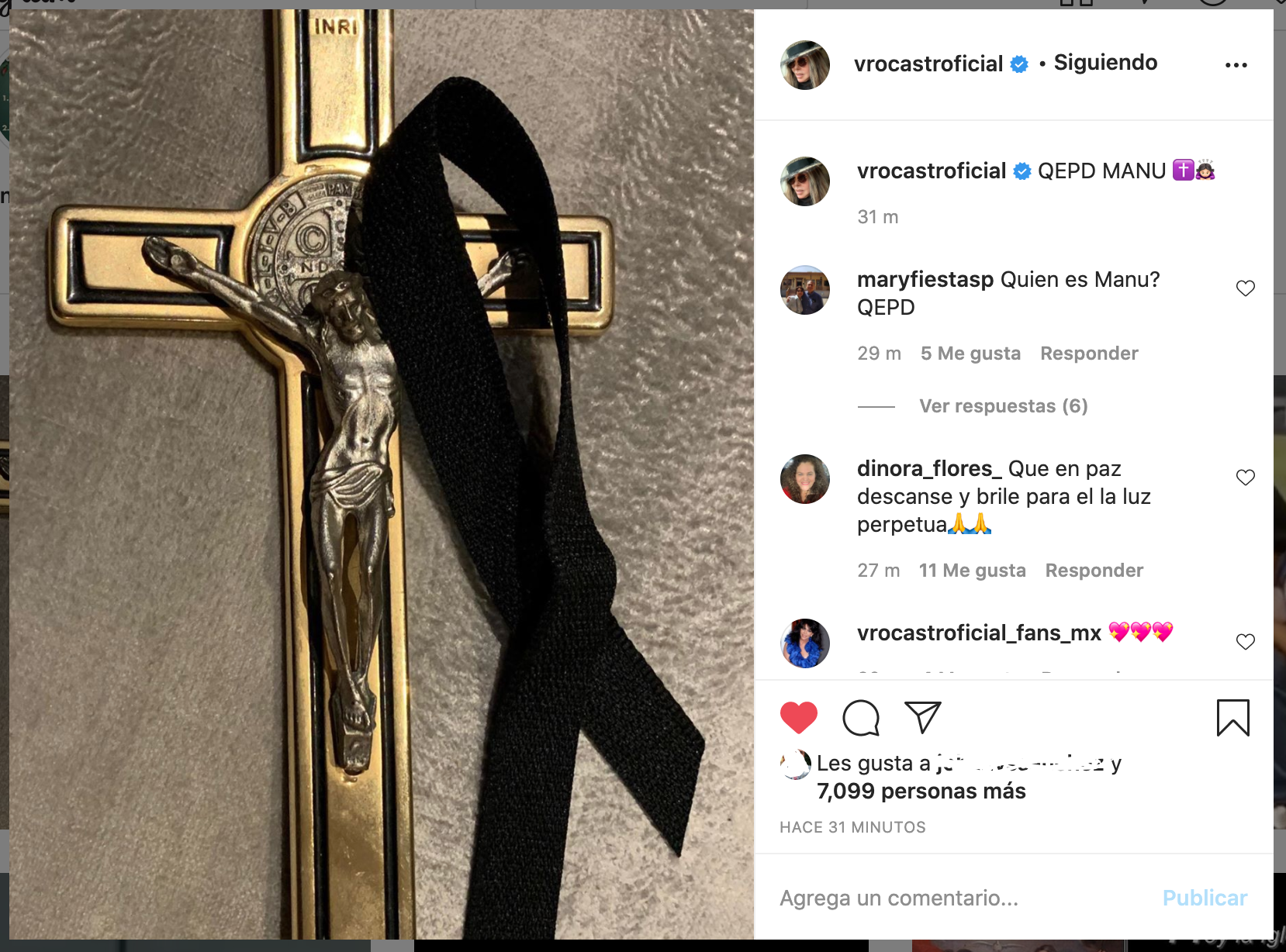 Así reaccionó Verónica Castro a la muerte de "El Loco" Valdés