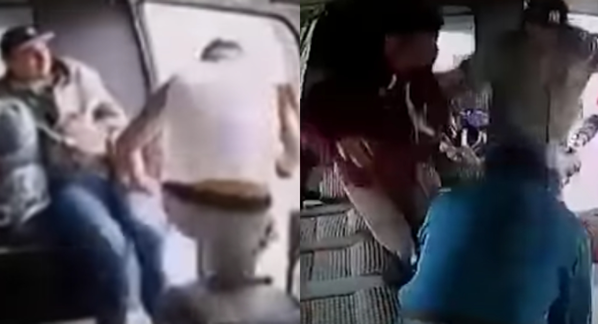 Hacen doblaje latino al video del ladrón en combi