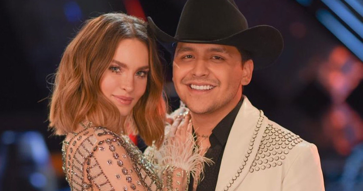 Belinda le lleva tonelada de regalos a Christian Nodal para mostrar su amor
