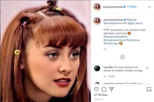 Aracely Arámbula en Instagram