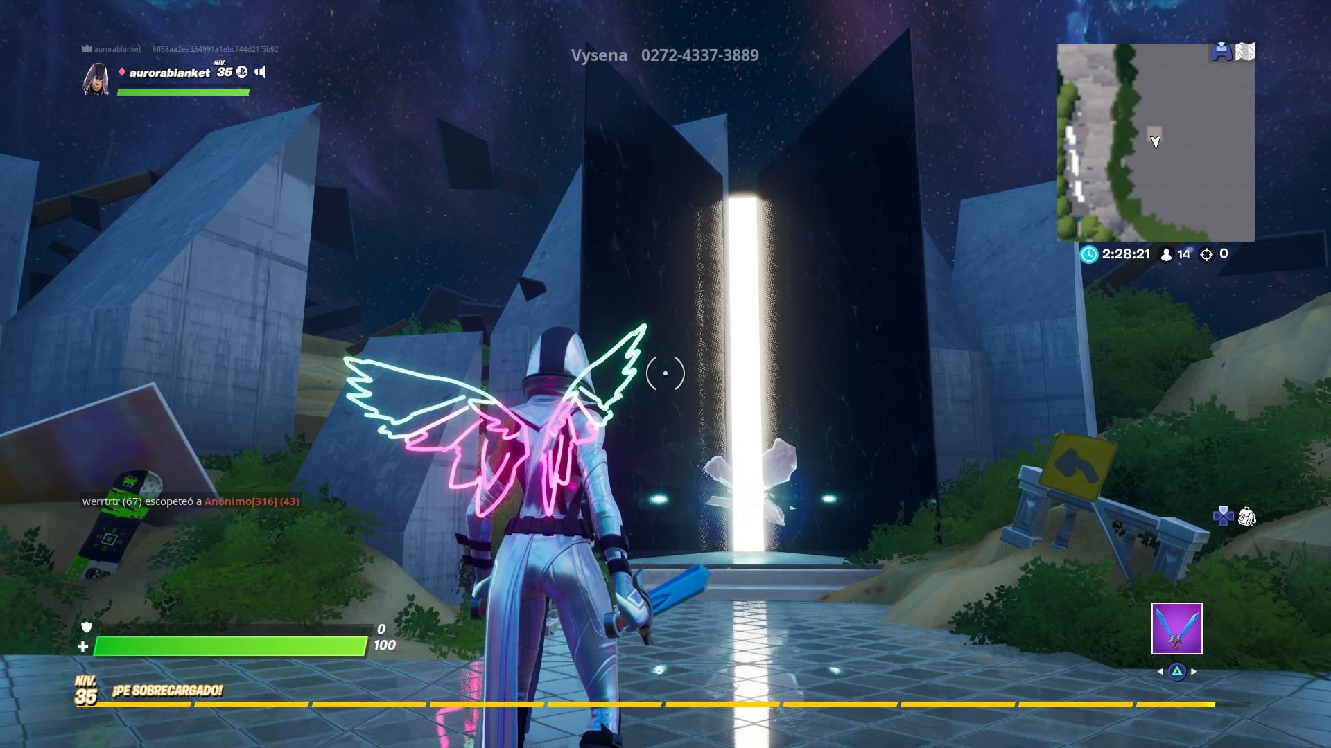 Logo BTS mapa fortnite