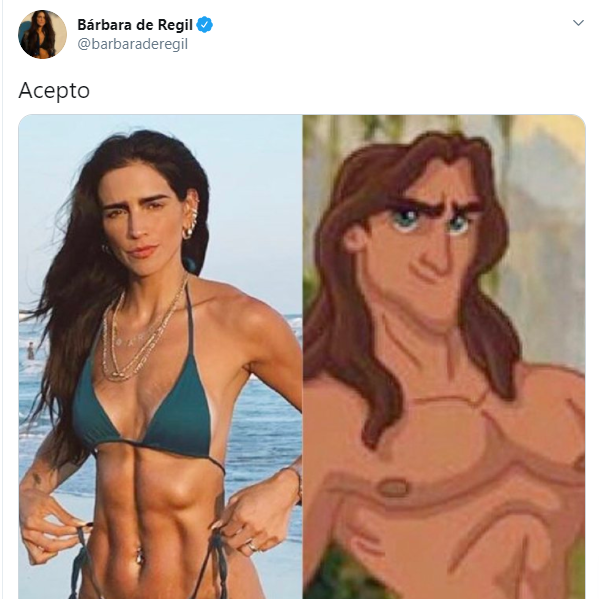 Bárbara de Regil se ríe de sí misma