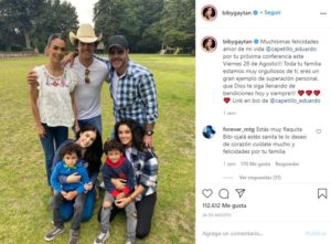Familia de Biby Gaytán y Eduardo Capetillo
