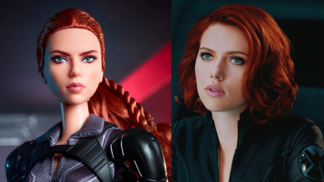 Black Widow versiones Barbie