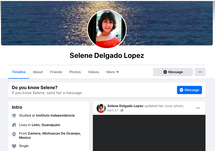 El Oscuro Origen de Selene Delgado López, la amiga de todos en Facebook