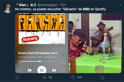 20 mejores memes de como hemos vivido el regreso de RBD en pleno 2020