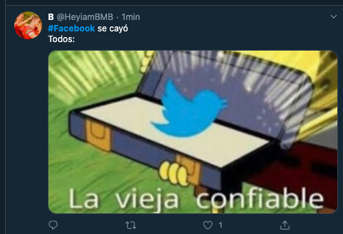 Los mejores 12 memes de la caída de Facebook