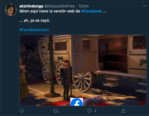 Los mejores 12 memes de la caída de Facebook