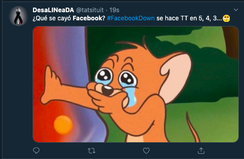 Los mejores 12 memes de la caída de Facebook