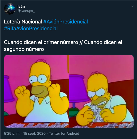 Los mejores memes de la rifa del avión presidencial