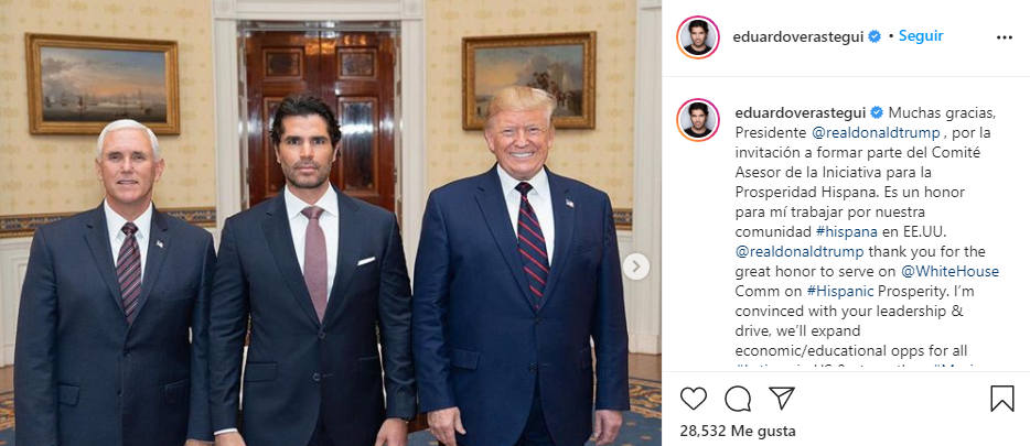 Eduardo Verástegui Donald Trump